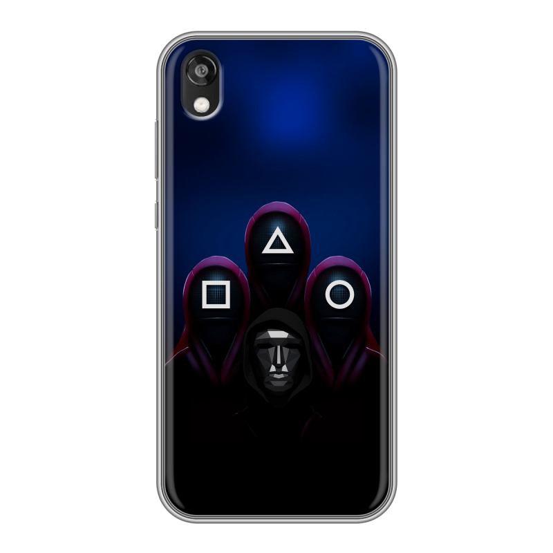 Силиконовый чехол на Huawei Honor 8s с принтом Игра Кальмара Силиконовый чехол на Huawei Honor 8s с принтом Игра Кальмара