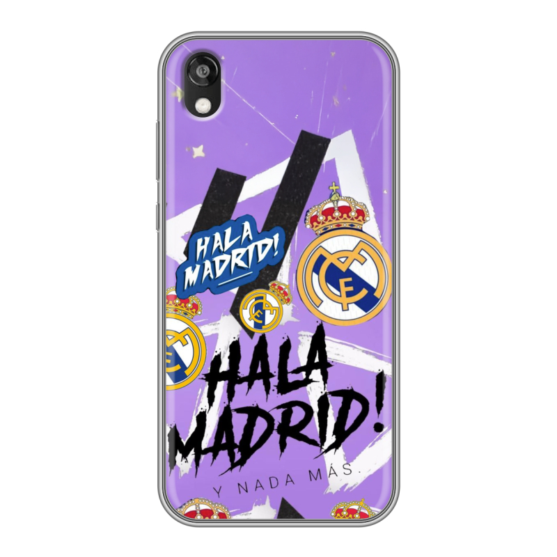 Силиконовый противоударный чехол на Huawei Honor 8s с принтом Real Madrid Реал Мадрид Силиконовый противоударный чехол на Huawei Honor 8s с принтом Real Madrid Реал Мадрид
