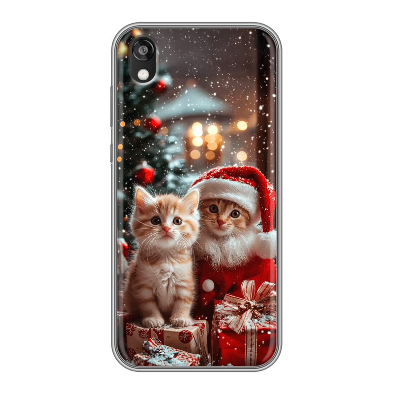 Силиконовый чехол на Huawei Honor 8s с принтом Новый год Силиконовый чехол на Huawei Honor 8s с принтом Новый год