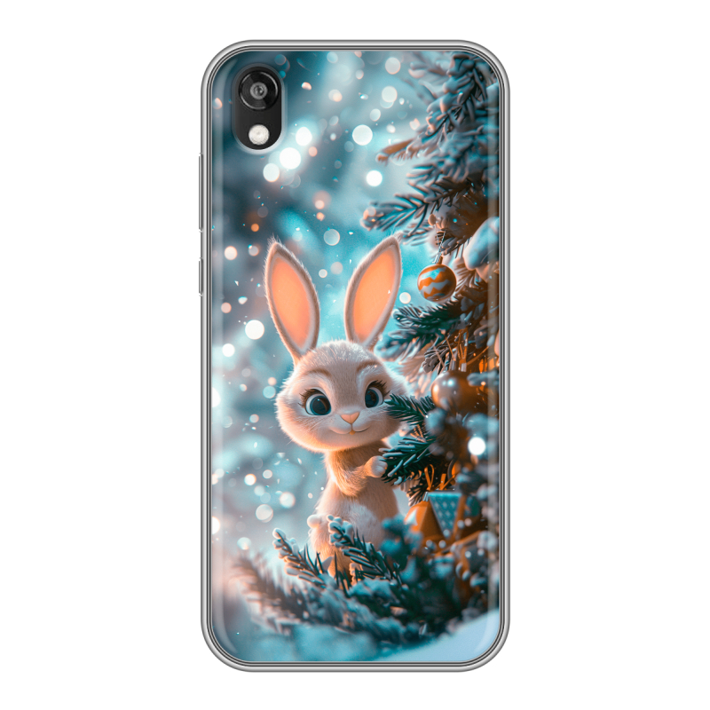 Силиконовый чехол на Huawei Honor 8s с принтом Новый год Силиконовый чехол на Huawei Honor 8s с принтом Новый год
