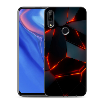 Силиконовый противоударный чехол на Huawei P Smart Z с принтом Яркие абстракции Силиконовый противоударный чехол на Huawei P Smart Z с принтом Яркие абстракции