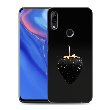 Силиконовый противоударный чехол на Huawei P Smart Z с принтом Черная клубника Силиконовый противоударный чехол на Huawei P Smart Z с принтом Черная клубника