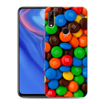 Силиконовый противоударный чехол на Huawei P Smart Z с принтом Конфеты Силиконовый противоударный чехол на Huawei P Smart Z с принтом Конфеты