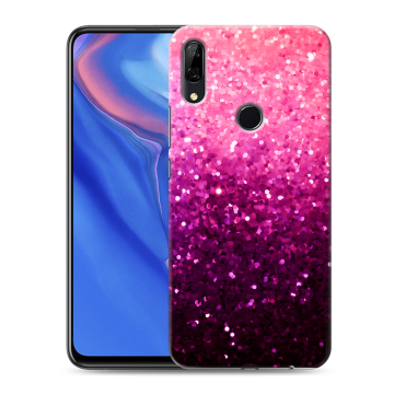 Силиконовый противоударный чехол на Huawei P Smart Z с принтом Блестки Силиконовый противоударный чехол на Huawei P Smart Z с принтом Блестки