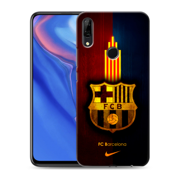 Силиконовый противоударный чехол на Huawei P Smart Z с принтом Барселона Barcelona