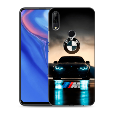 Силиконовый противоударный чехол на Huawei P Smart Z с принтом БМВ BMW Силиконовый противоударный чехол на Huawei P Smart Z с принтом БМВ BMW