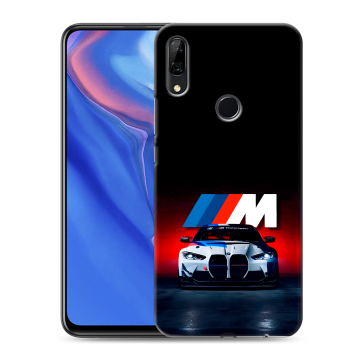 Силиконовый противоударный чехол на Huawei P Smart Z с принтом БМВ BMW Силиконовый противоударный чехол на Huawei P Smart Z с принтом БМВ BMW