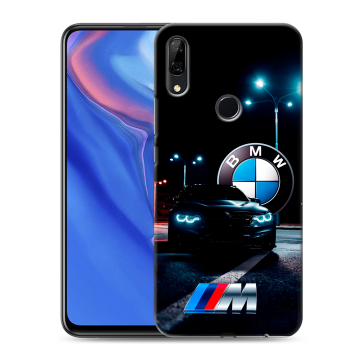 Силиконовый противоударный чехол на Huawei P Smart Z с принтом БМВ BMW Силиконовый противоударный чехол на Huawei P Smart Z с принтом БМВ BMW