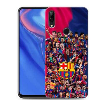 Силиконовый противоударный чехол на Huawei P Smart Z с принтом Барселона Barcelona