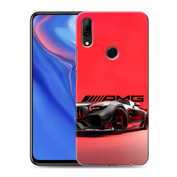 Силиконовый противоударный чехол на Huawei P Smart Z с принтом Мерседес Mercedes AMG Силиконовый противоударный чехол на Huawei P Smart Z с принтом Мерседес Mercedes AMG