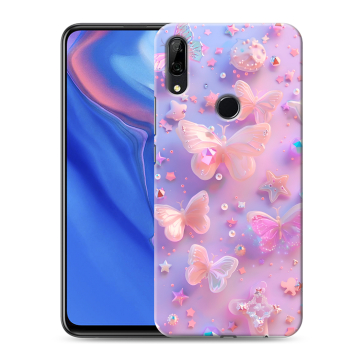 Силиконовый противоударный чехол на Huawei P Smart Z с принтом Бабочки