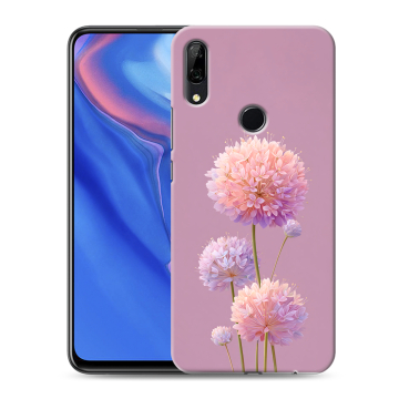 Силиконовый противоударный чехол на Huawei P Smart Z с принтом Цветы Силиконовый противоударный чехол на Huawei P Smart Z с принтом Цветы