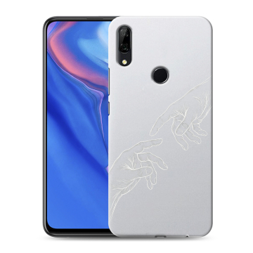 Силиконовый противоударный чехол на Huawei P Smart Z с принтом Сотворение мира Силиконовый противоударный чехол на Huawei P Smart Z с принтом Сотворение мира