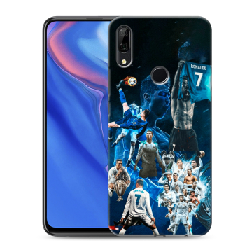 Силиконовый противоударный чехол на Huawei P Smart Z с принтом Реал Роналдо Силиконовый противоударный чехол на Huawei P Smart Z с принтом Реал Роналдо