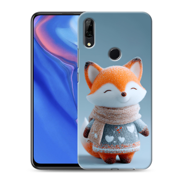 Силиконовый противоударный чехол на Huawei P Smart Z с принтом Лиса Силиконовый противоударный чехол на Huawei P Smart Z с принтом Лиса