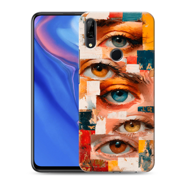 Силиконовый противоударный чехол на Huawei P Smart Z с принтом Модный принт Силиконовый противоударный чехол на Huawei P Smart Z с принтом Модный принт