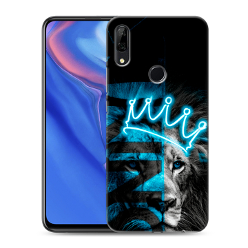 Силиконовый противоударный чехол на Huawei P Smart Z с принтом Король лев Силиконовый противоударный чехол на Huawei P Smart Z с принтом Король лев
