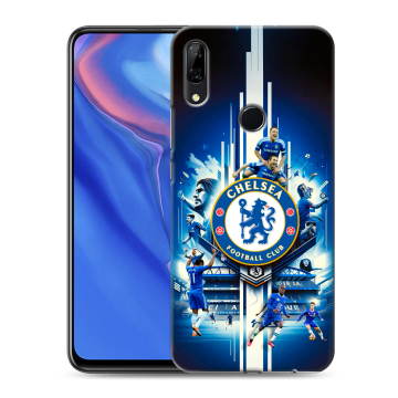 Силиконовый противоударный чехол на Huawei P Smart Z с принтом Chelsea Челси Силиконовый противоударный чехол на Huawei P Smart Z с принтом Chelsea Челси