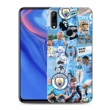 Силиконовый противоударный чехол на Huawei P Smart Z с принтом Man City Манчестер Сити Силиконовый противоударный чехол на Huawei P Smart Z с принтом Man City Манчестер Сити