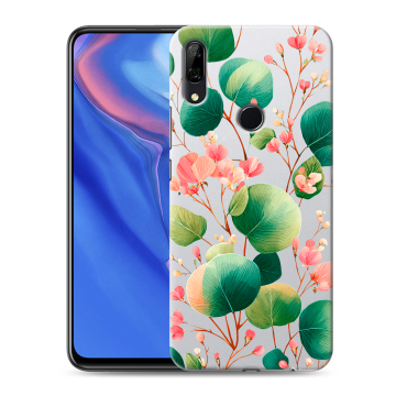 Силиконовый противоударный чехол на Huawei P Smart Z с принтом женский Силиконовый противоударный чехол на Huawei P Smart Z с принтом женский