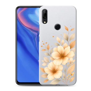 Силиконовый противоударный чехол на Huawei P Smart Z с принтом для девушки Силиконовый противоударный чехол на Huawei P Smart Z с принтом для девушки