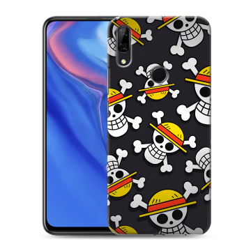Силиконовый противоударный чехол на Huawei P Smart Z с принтом One Piece Ван Пис Силиконовый противоударный чехол на Huawei P Smart Z с принтом One Piece Ван Пис