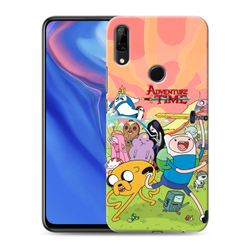 Силиконовый противоударный чехол на Huawei P Smart Z с принтом Adventure time Время приключений Силиконовый противоударный чехол на Huawei P Smart Z с принтом Adventure time Время приключений