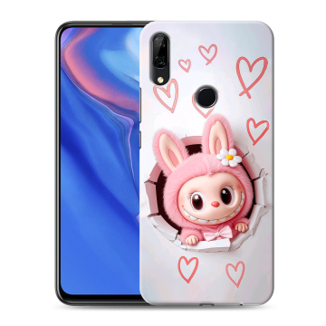 Силиконовый противоударный чехол на Huawei P Smart Z с принтом Labubu Лабубу