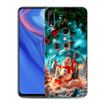 Силиконовый противоударный чехол на Huawei P Smart Z с принтом Новый год Силиконовый противоударный чехол на Huawei P Smart Z с принтом Новый год