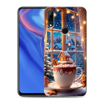 Силиконовый противоударный чехол на Huawei P Smart Z с принтом Новый год Силиконовый противоударный чехол на Huawei P Smart Z с принтом Новый год