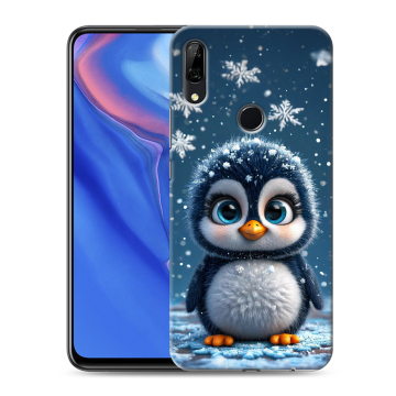Силиконовый противоударный чехол на Huawei P Smart Z с принтом Новый год Силиконовый противоударный чехол на Huawei P Smart Z с принтом Новый год