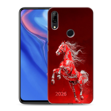 Силиконовый противоударный чехол на Huawei P Smart Z с принтом Новый год Силиконовый противоударный чехол на Huawei P Smart Z с принтом Новый год