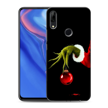 Силиконовый противоударный чехол на Huawei P Smart Z с принтом Новый год Гринч Силиконовый противоударный чехол на Huawei P Smart Z с принтом Новый год Гринч