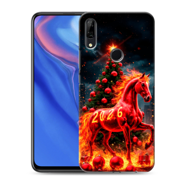 Силиконовый противоударный чехол на Huawei P Smart Z с принтом Новый год Силиконовый противоударный чехол на Huawei P Smart Z с принтом Новый год