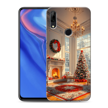 Силиконовый противоударный чехол на Huawei P Smart Z с принтом Новый год Силиконовый противоударный чехол на Huawei P Smart Z с принтом Новый год
