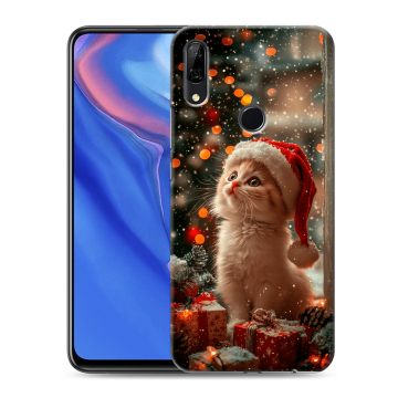 Силиконовый противоударный чехол на Huawei P Smart Z с принтом Новый год Силиконовый противоударный чехол на Huawei P Smart Z с принтом Новый год
