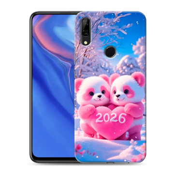 Силиконовый противоударный чехол на Huawei P Smart Z с принтом Новый год Силиконовый противоударный чехол на Huawei P Smart Z с принтом Новый год