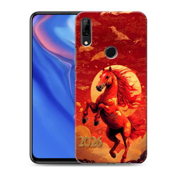 Силиконовый противоударный чехол на Huawei P Smart Z с принтом Новый год Силиконовый противоударный чехол на Huawei P Smart Z с принтом Новый год