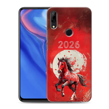 Силиконовый противоударный чехол на Huawei P Smart Z с принтом Новый год Силиконовый противоударный чехол на Huawei P Smart Z с принтом Новый год