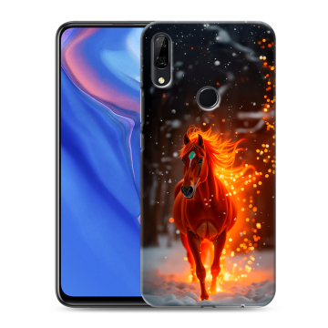 Силиконовый противоударный чехол на Huawei P Smart Z с принтом Новый год