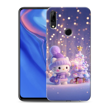 Силиконовый противоударный чехол на Huawei P Smart Z с принтом Новый год