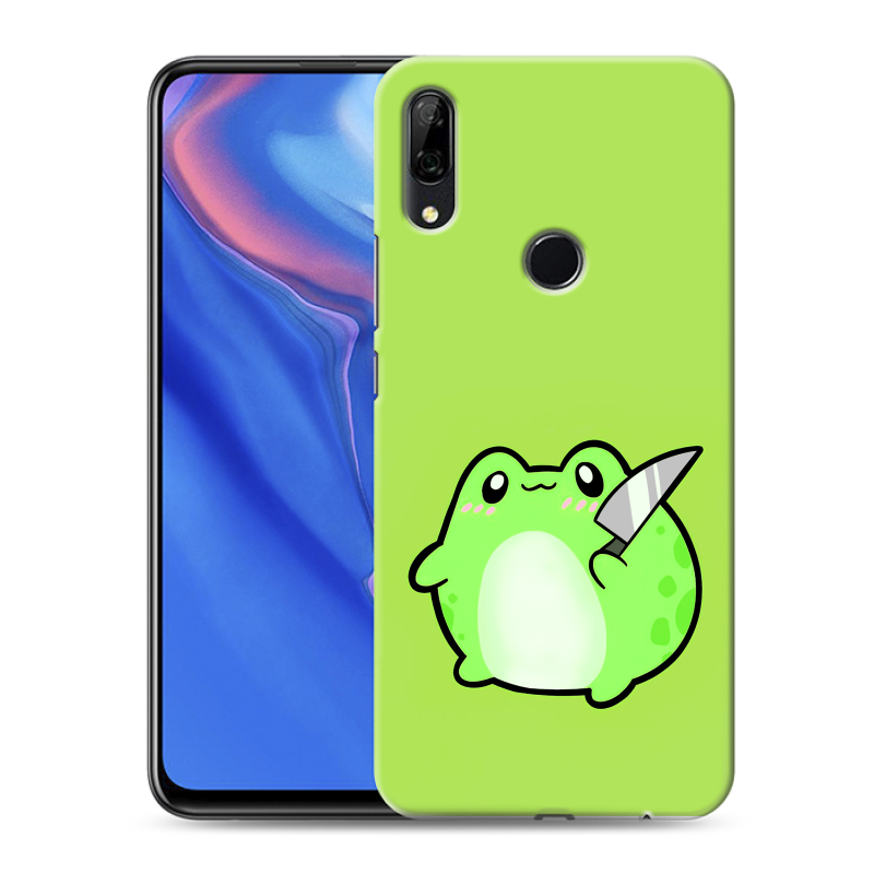 Пластиковый чехол на Huawei P Smart Z с принтом Лягушенок Пластиковый чехол на Huawei P Smart Z с принтом Лягушенок