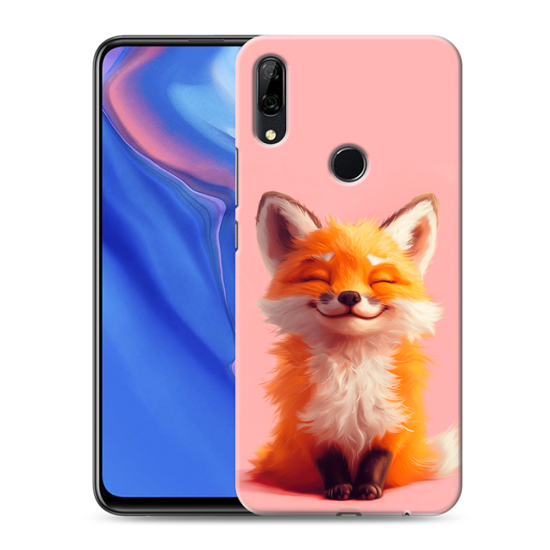 Пластиковый чехол на Huawei P Smart Z с принтом милая лиса Пластиковый чехол на Huawei P Smart Z с принтом милая лиса
