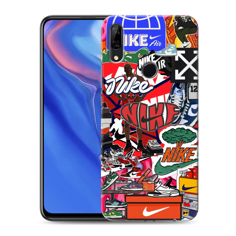 Пластиковый чехол на Huawei P Smart Z с принтом Найк Nike яркий Пластиковый чехол на Huawei P Smart Z с принтом Найк Nike яркий