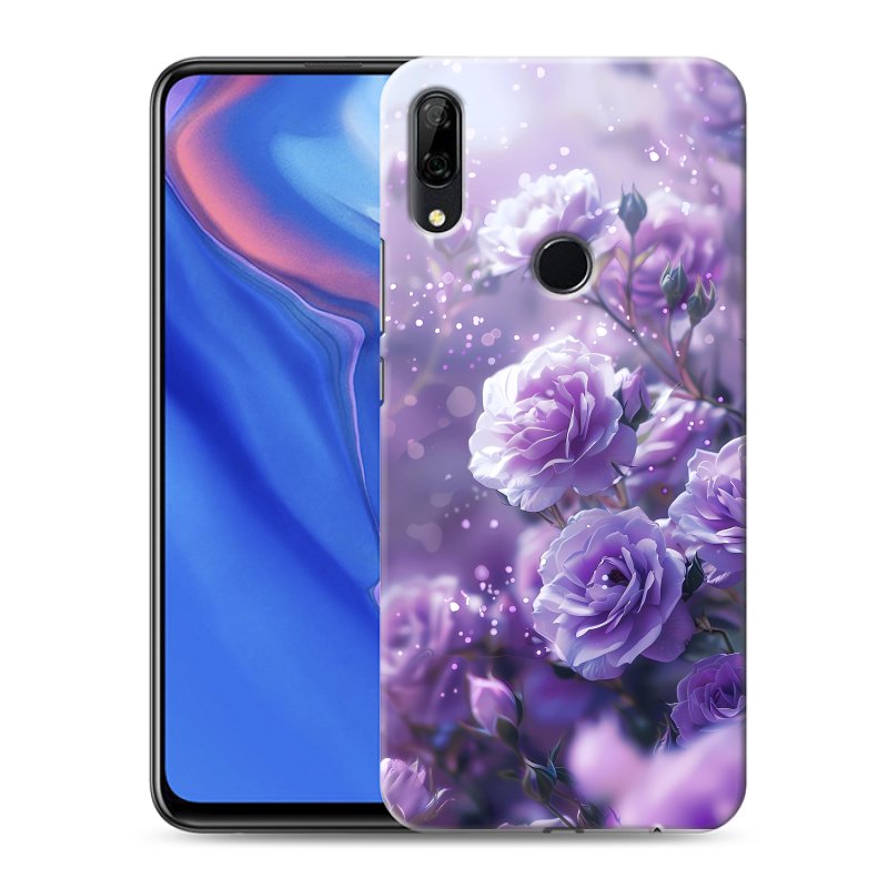 Пластиковый чехол на Huawei P Smart Z с принтом Розы цветы Пластиковый чехол на Huawei P Smart Z с принтом Розы цветы