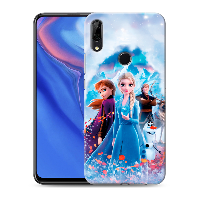 Силиконовый противоударный чехол на Huawei P Smart Z с принтом Холодное сердце Frozen Силиконовый противоударный чехол на Huawei P Smart Z с принтом Холодное сердце Frozen