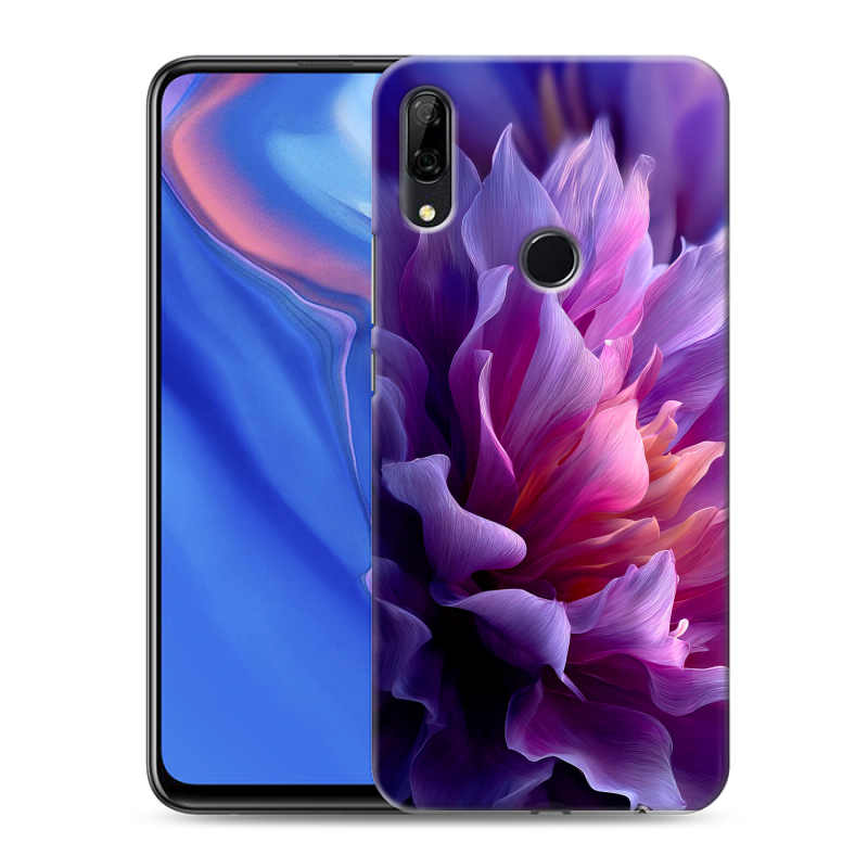 Пластиковый чехол на Huawei P Smart Z с принтом женский цветы Пластиковый чехол на Huawei P Smart Z с принтом женский цветы