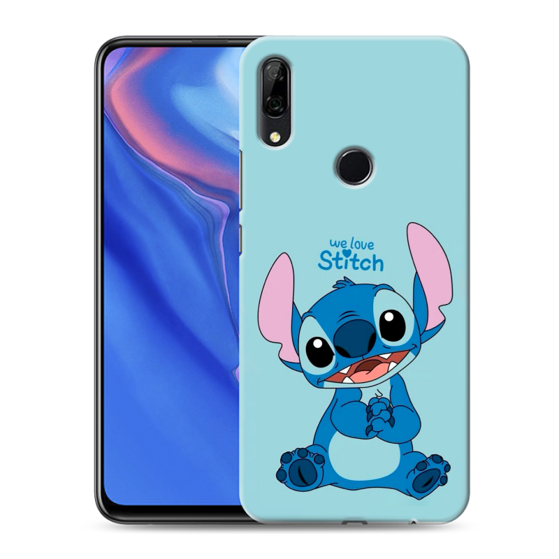 Силиконовый противоударный чехол на Huawei P Smart Z с принтом Лило и Стич Силиконовый противоударный чехол на Huawei P Smart Z с принтом Лило и Стич