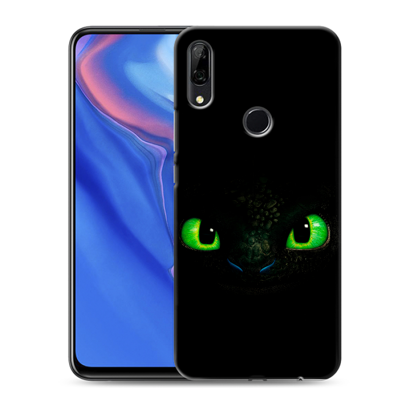 Силиконовый противоударный чехол на Huawei P Smart Z с принтом Как приручить дракона Силиконовый противоударный чехол на Huawei P Smart Z с принтом Как приручить дракона