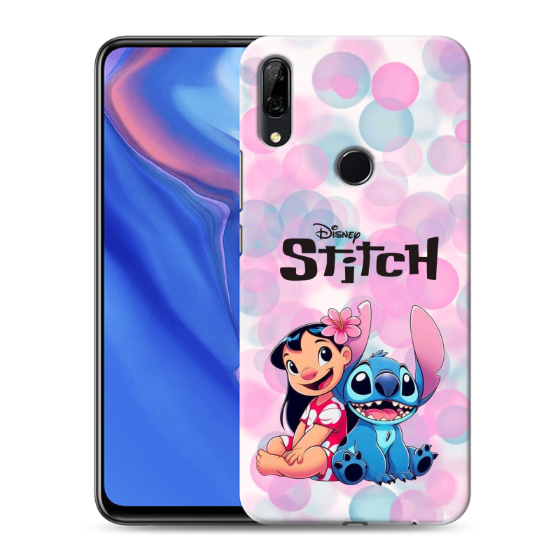 Силиконовый противоударный чехол на Huawei P Smart Z с принтом Лило и Стич Силиконовый противоударный чехол на Huawei P Smart Z с принтом Лило и Стич